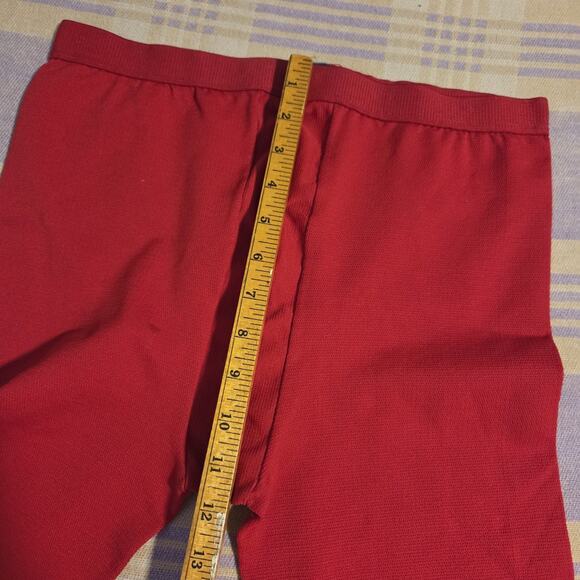 Rare Vintage 90s Jordan Flight Bike Shorts Red Compression Cycling Basketball - Picture 7 of 9